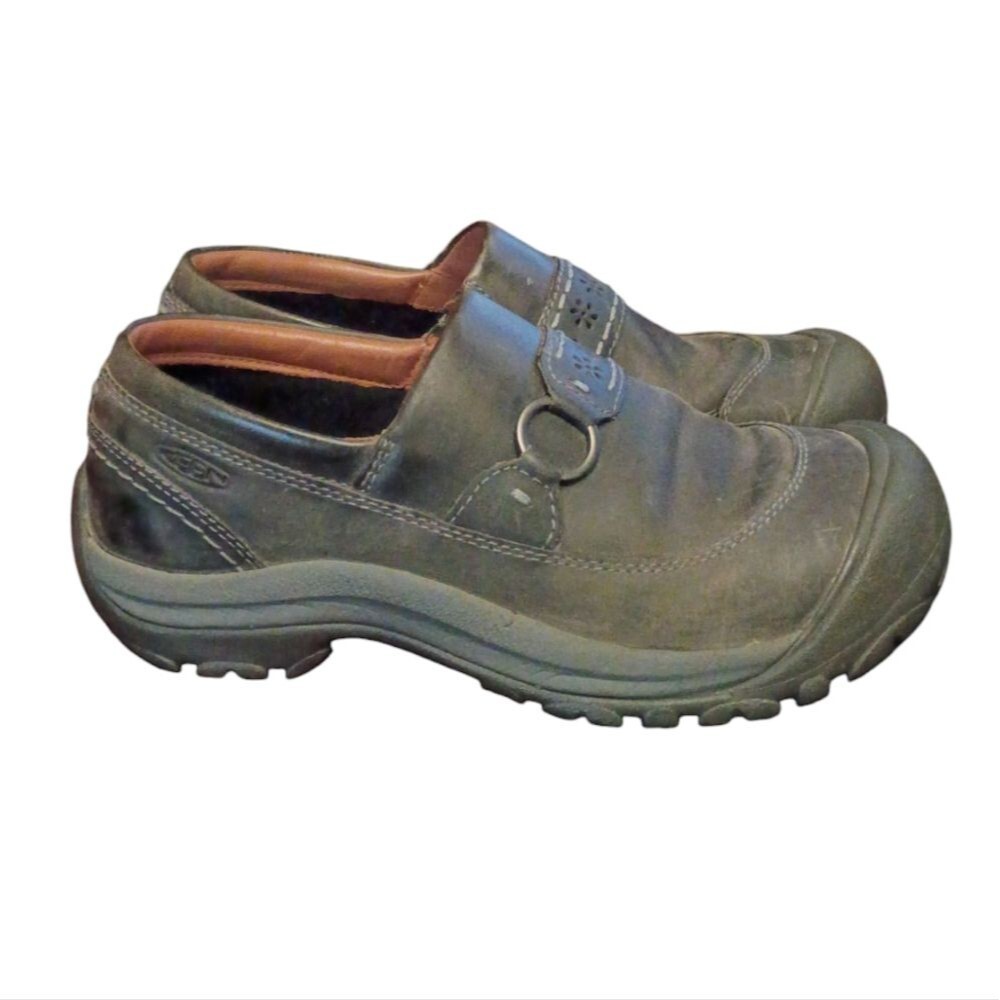 Keen  Kaci leather slip on mule, clogs Size 7.5 Outdoors Camp Hike Trail - Picture 2 of 6